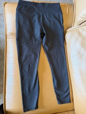 Fabletics Black Sparkle High-Rise Leggings